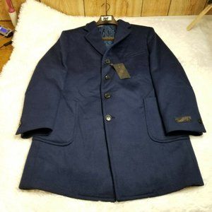 Cashmere Joseph Abboud Mens JA Collection Topcoat 44R NWT
